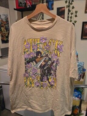 Ripple Junction Attack on Titan Mikasa Crew Neck Short Sleeve Knit Tee 2X